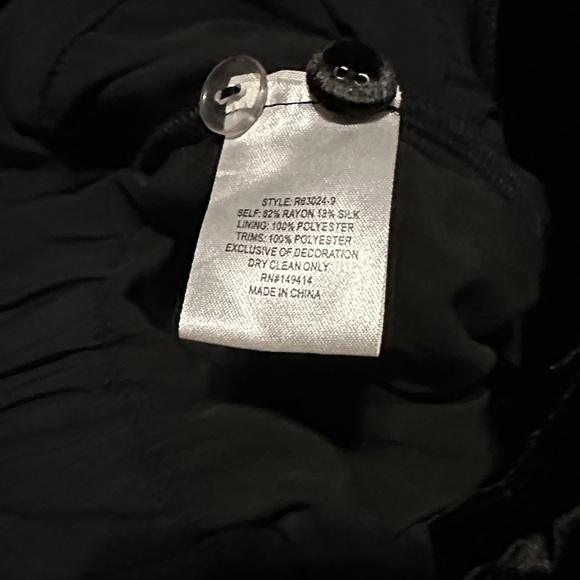 Johnny Was Black Embroidered Wide-Leg Pants with embroidery NWT - Picture 6 of 9